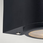 Mandal 1-Light Black Down Wall Light