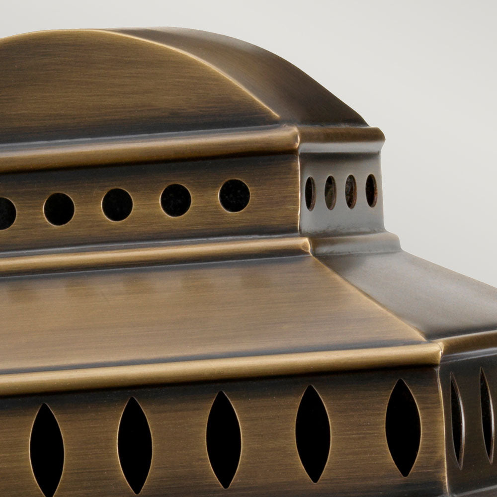 Mansion House 1 Light Wall Lantern - Brass