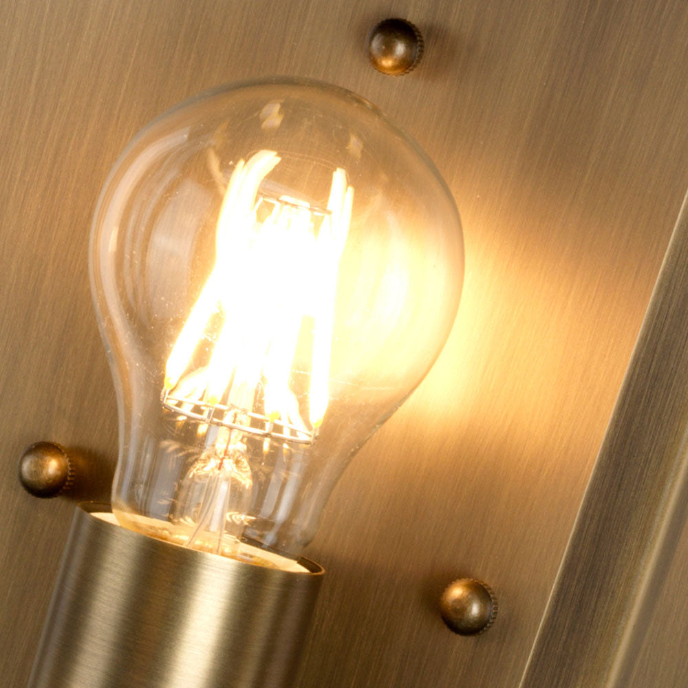 Mansion House 1 Light Wall Lantern - Brass