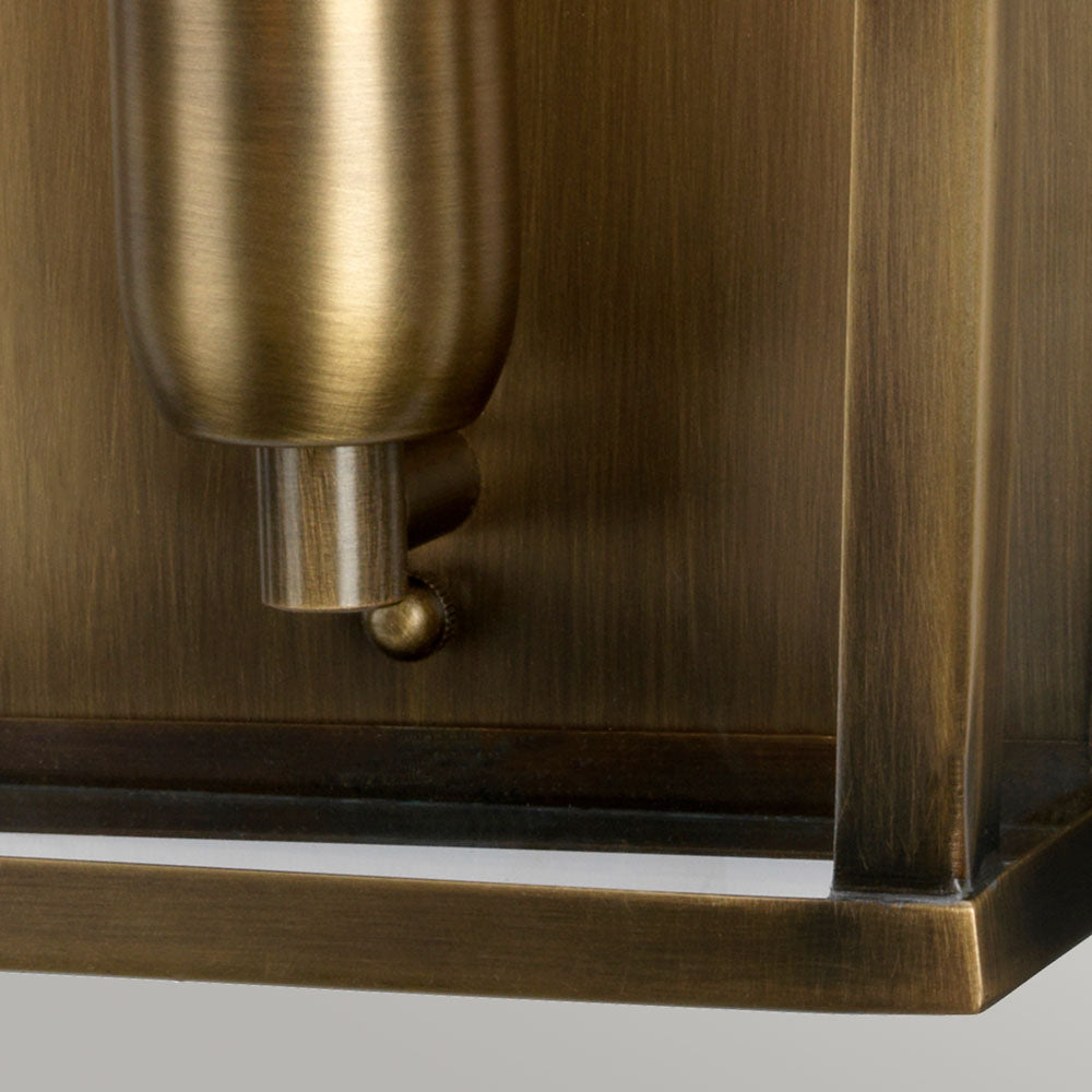 Mansion House 1 Light Wall Lantern - Brass