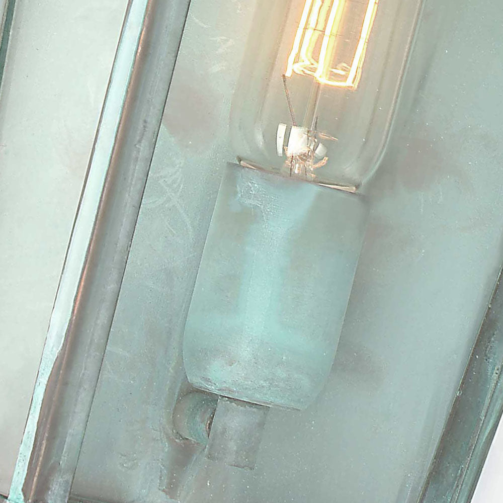 Mansion House 1 Light Wall Lantern - Verdigris