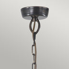 Mansion House 3 Light Chain Lantern - Brass
