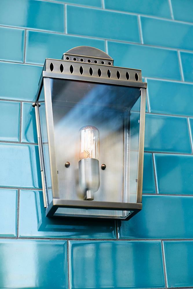 Mansion House 1 Light Wall Lantern - Polished Nickel