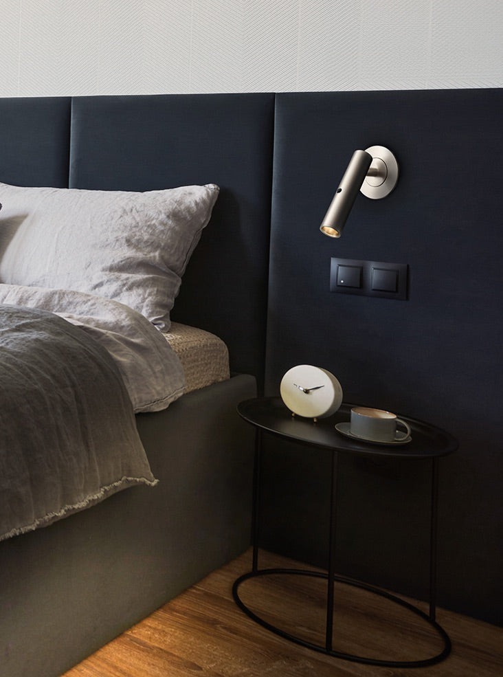 Mantel Satin Nickel LED Reading Light