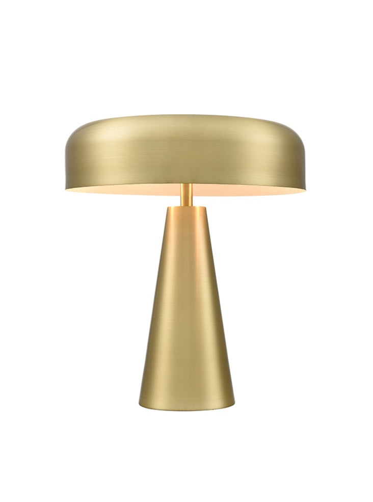 Mason Satin Brass Table Lamp
