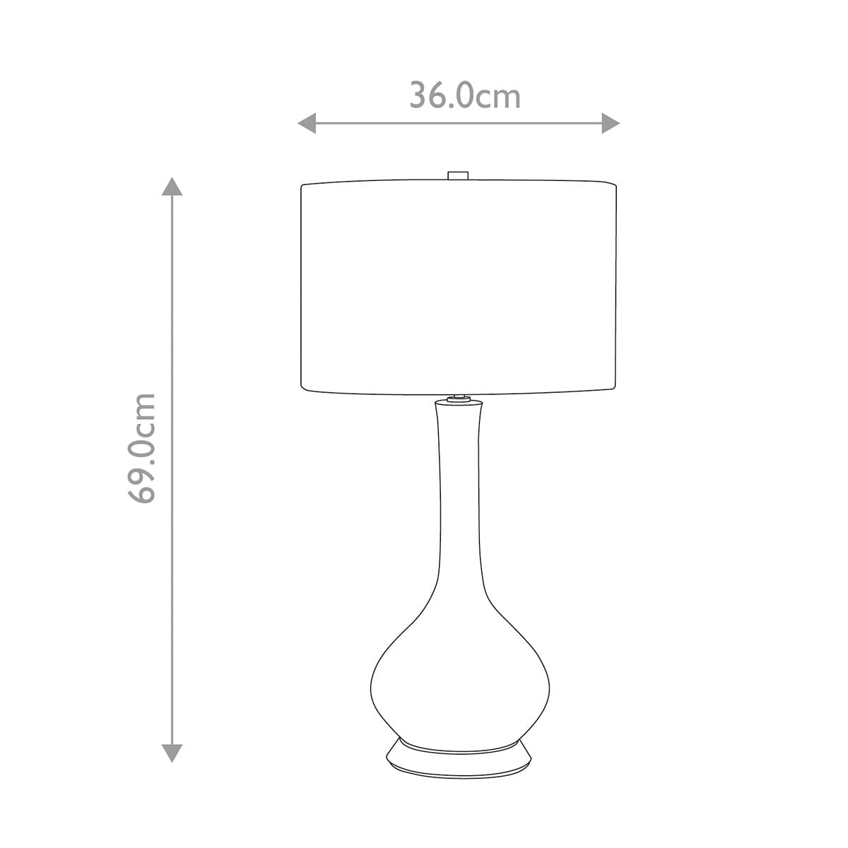 Milo 1 Light Table Lamp 3