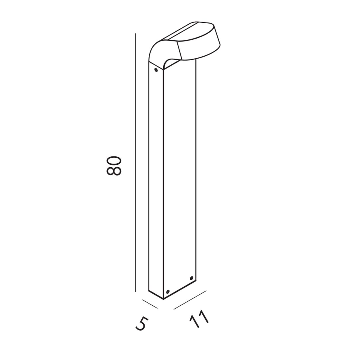 Molde LED Bollard