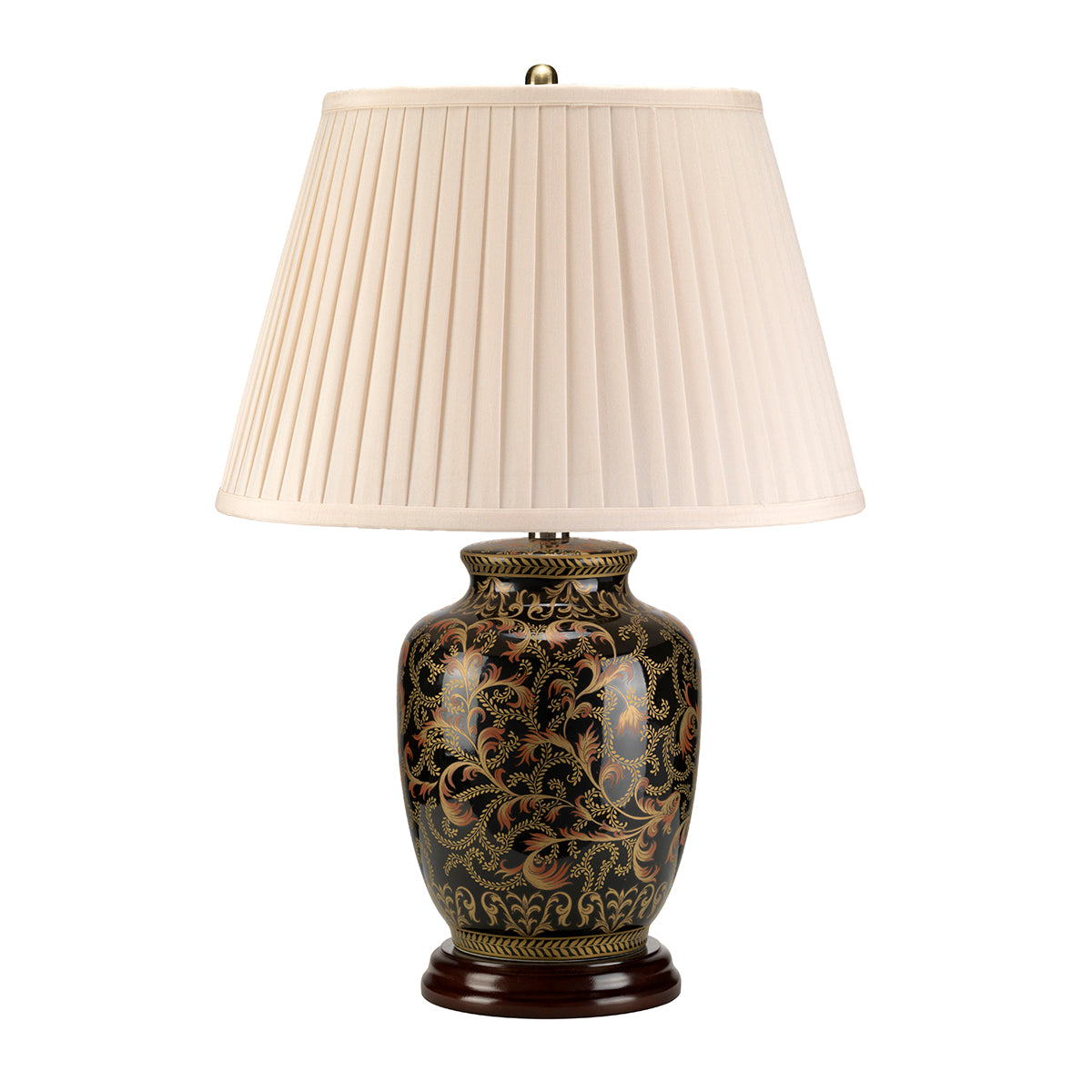 Morris 1-Light Small Black & Gold Table Lamp