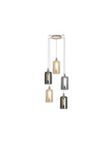 MUSKA RANDOM 5 light - Amber,Silver,Smoke
