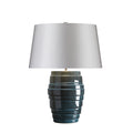 Neptune 1-Light Blue Reactive Glaze Table Lamp