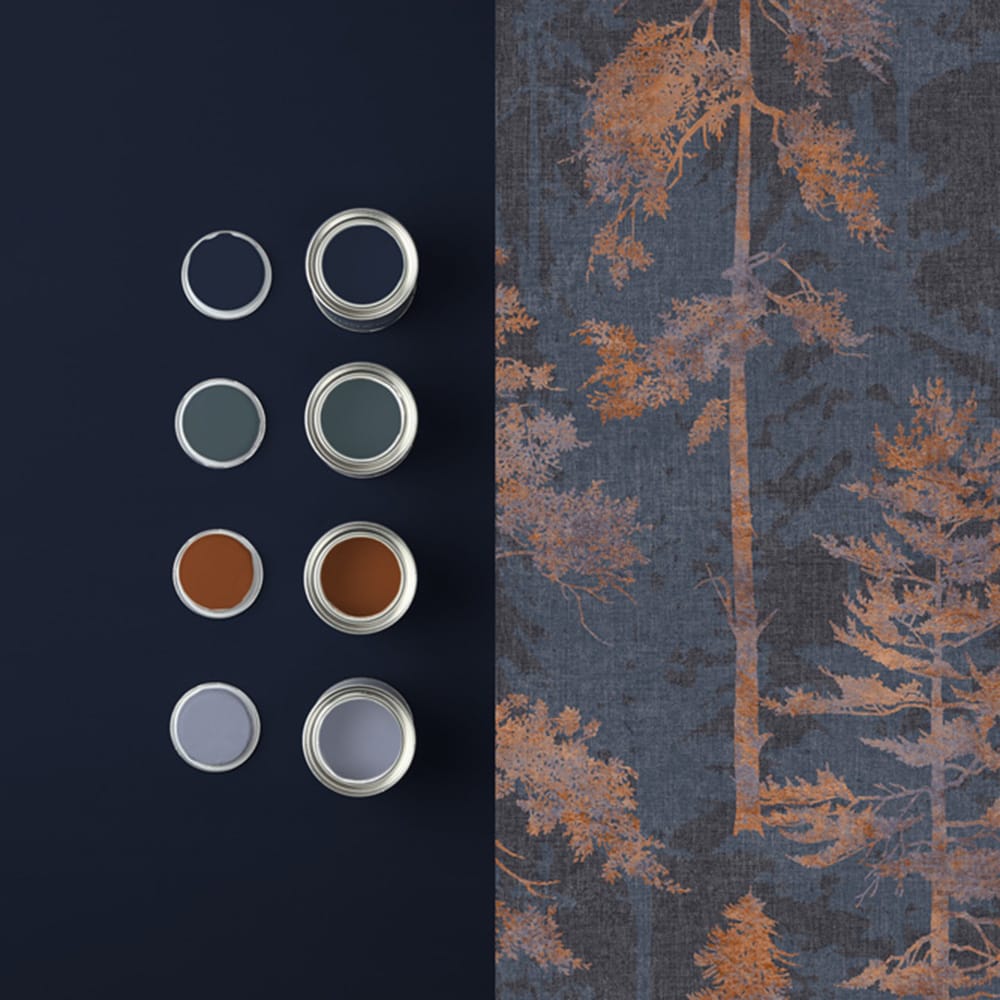 Norse Forest Navy & Bark