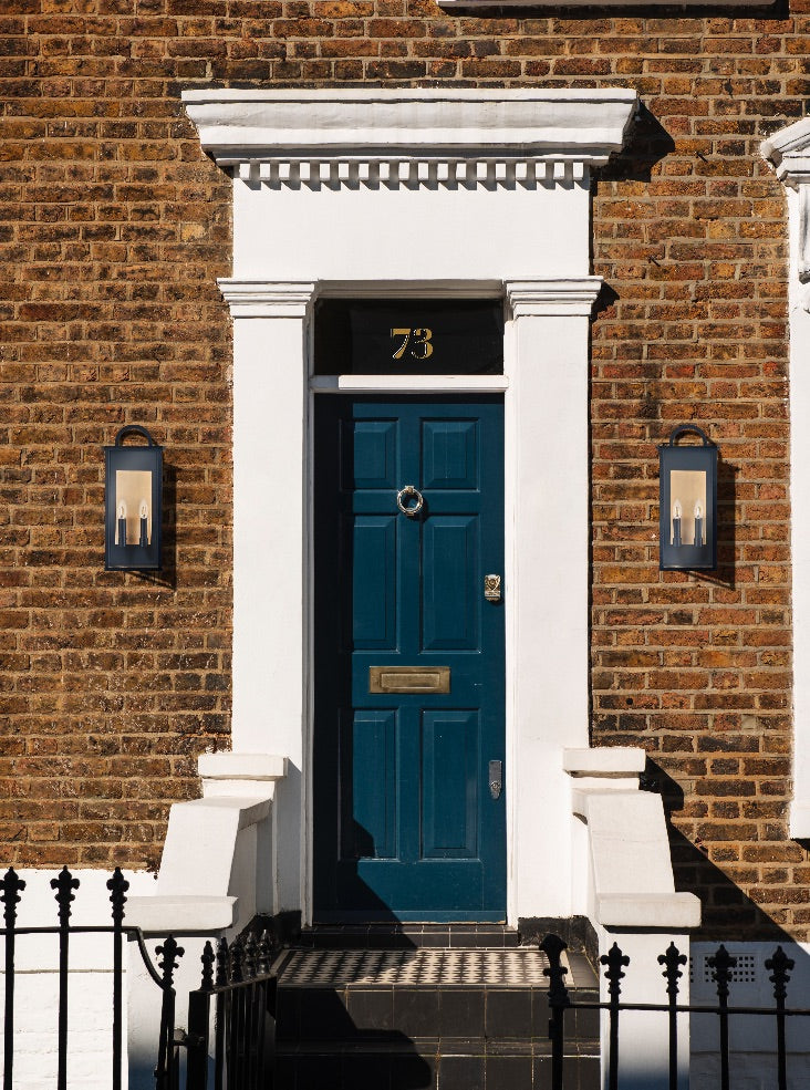 Nightingale 2lt Wall bracket H 510 matt black and aged brass