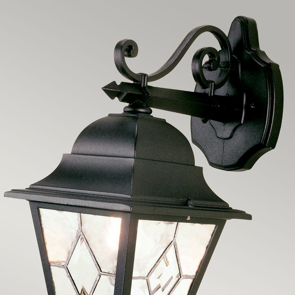 Norfolk Black Downward Wall Sconce