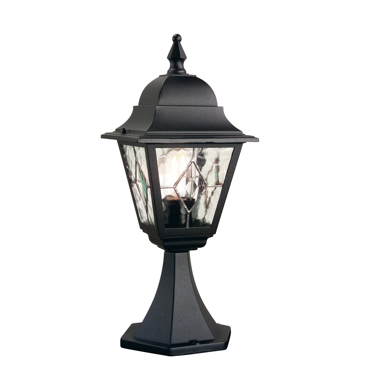 Norfolk Black Pedestal Lantern