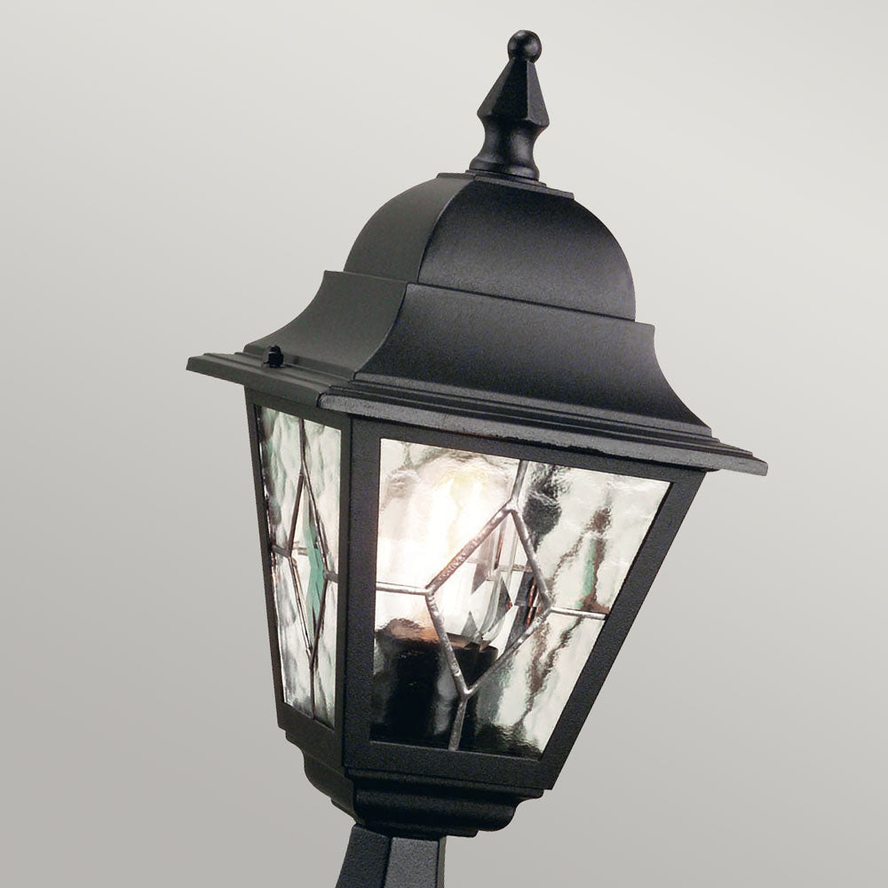 Norfolk Black Pedestal Lantern
