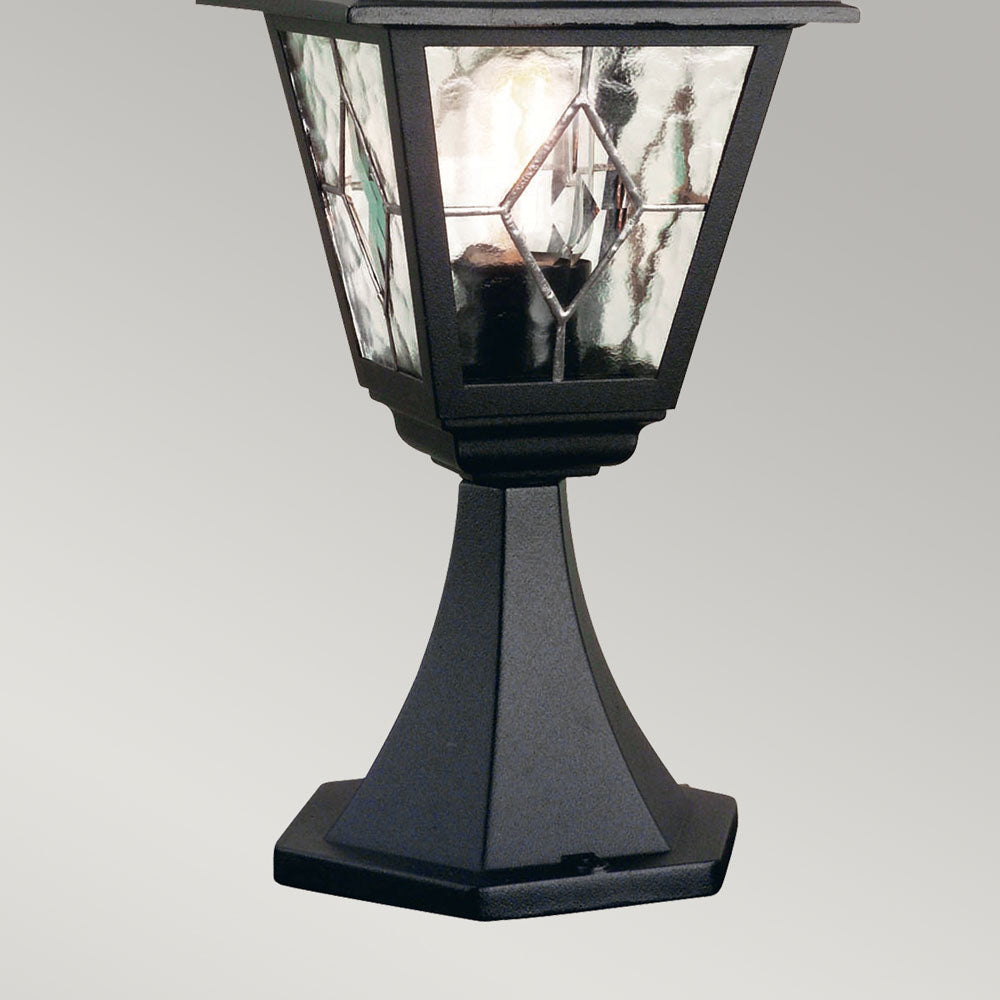 Norfolk Black Pedestal Lantern