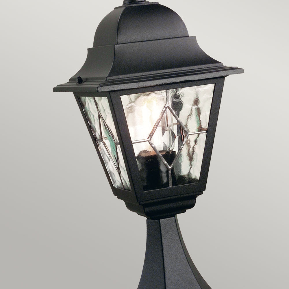 Norfolk Black Pedestal Lantern