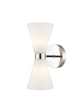 Odeon Satin Nickel Wall Light IP44