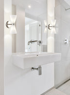 Odeon Matt Black Wall Light IP44