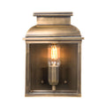 Handcrafted Aged Brass Wall Sconce - Old Bailey
