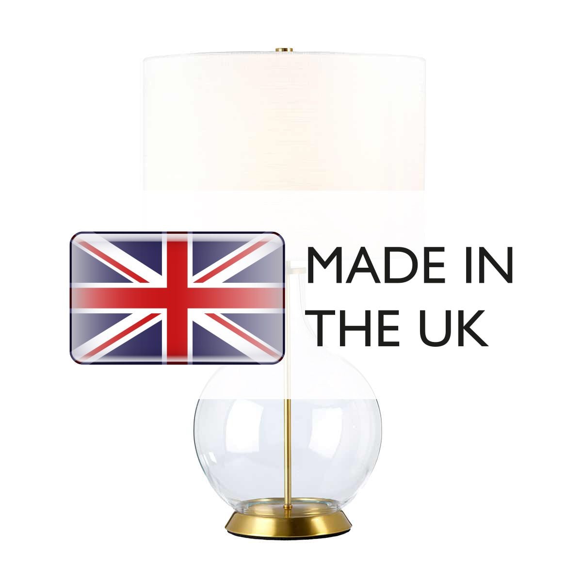 Orb 1 Light Table Lamp (Complete with White Shade)