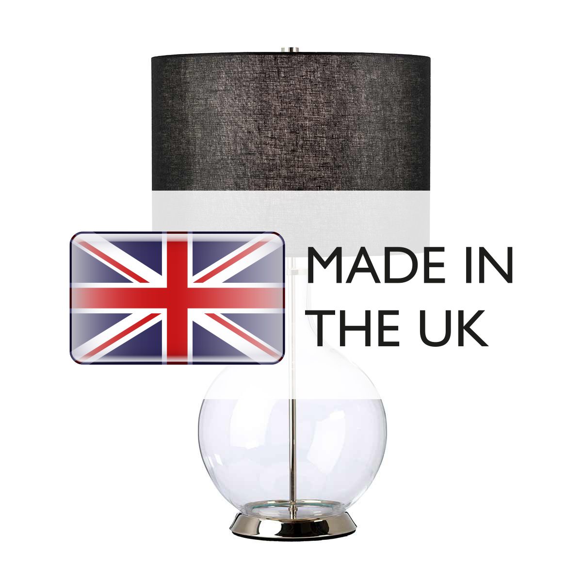 Orb 1 Light Table Lamp (Complete with Black Shade) 1