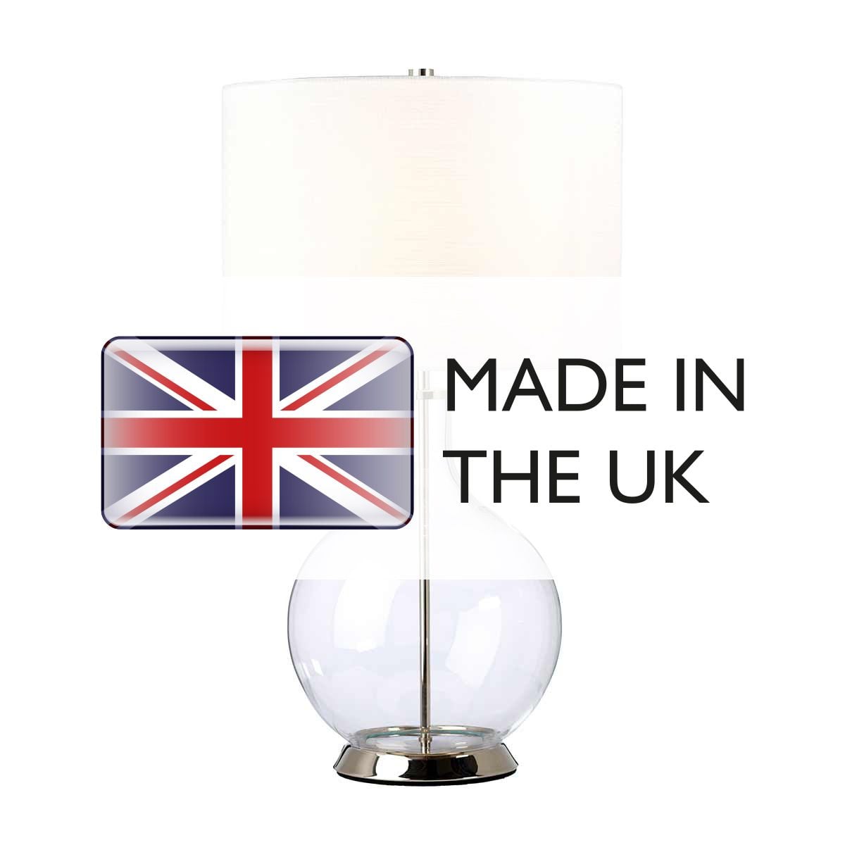 Orb 1 Light Table Lamp (Complete with White Shade) 1