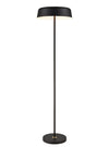 Otto Matt Black Floor Lamp