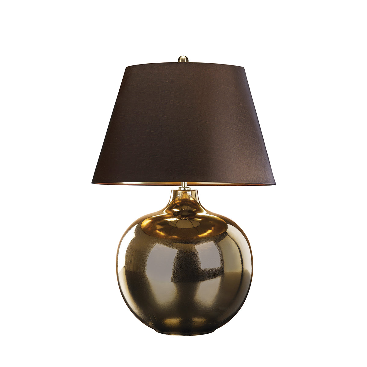 Textured Bronze Ceramic Table Lamp - Ottoman