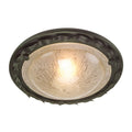 Olivia Flush Mount - Black & Gold