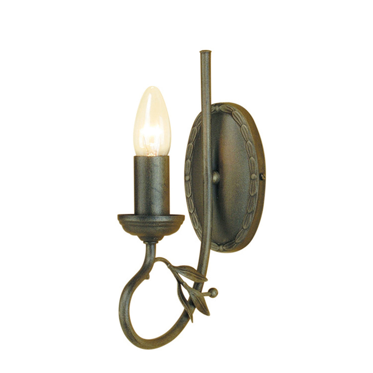 Olivia Black & Gold 1-Light Wall Sconce