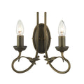 Olivia Wall Sconce - Black & Gold (2 Light)
