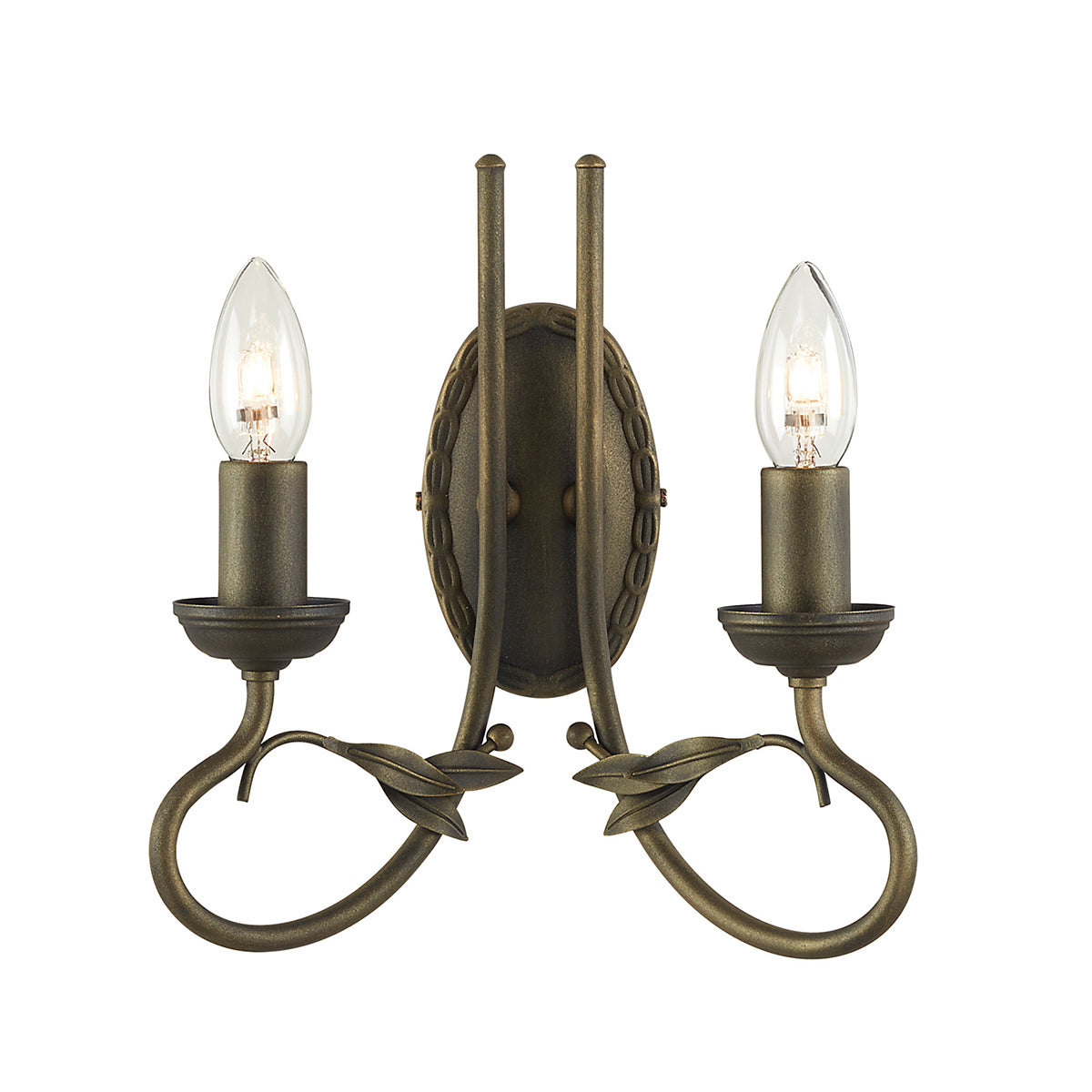 Olivia Wall Sconce - Black & Gold (2 Light)