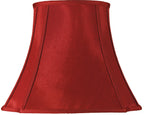 18" Oval Cut Corner Ivory Lamp Shade