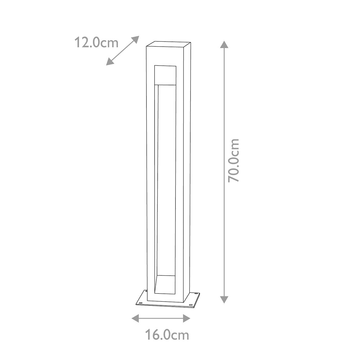 Parkstone Large LED Bollard