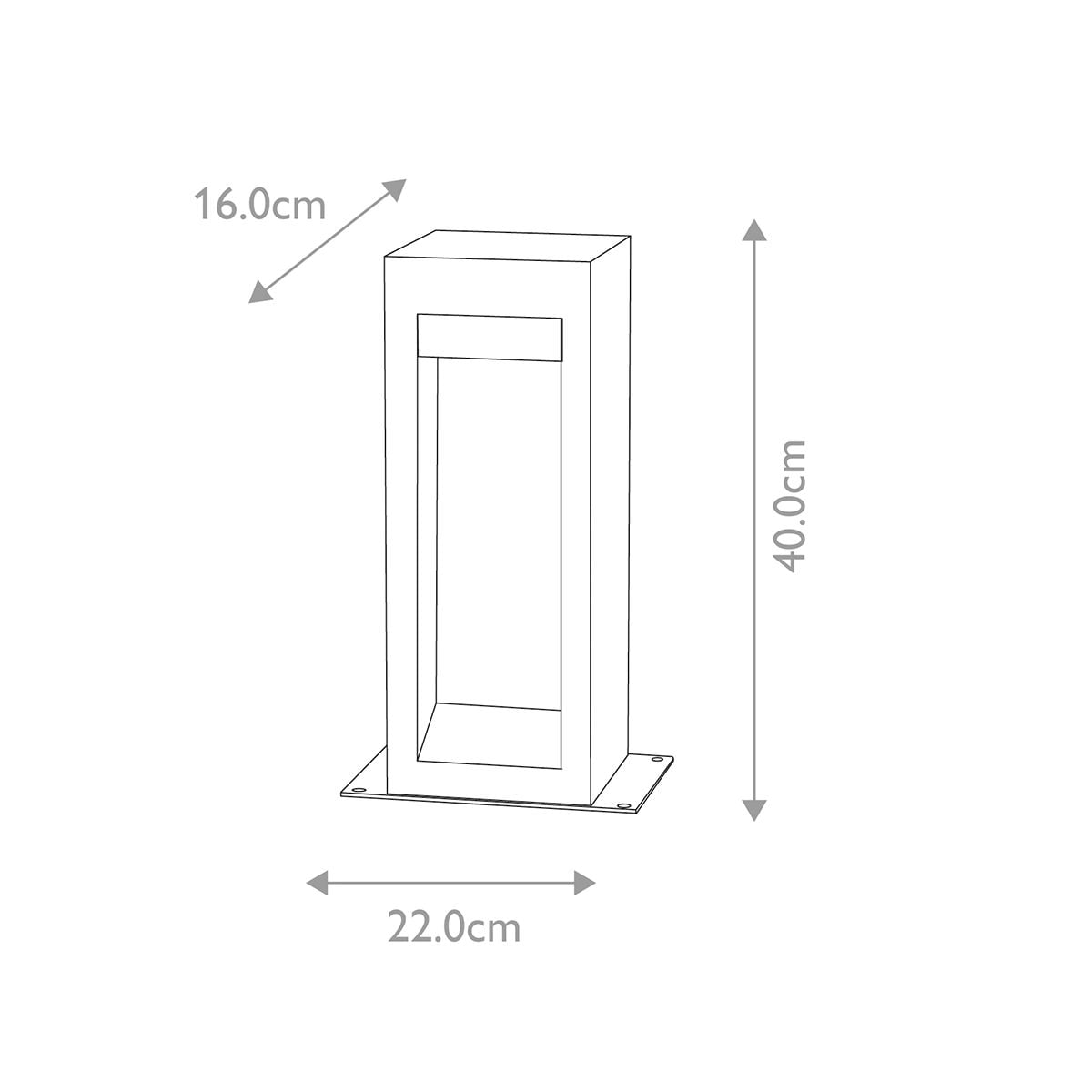 Parkstone Medium LED Bollard