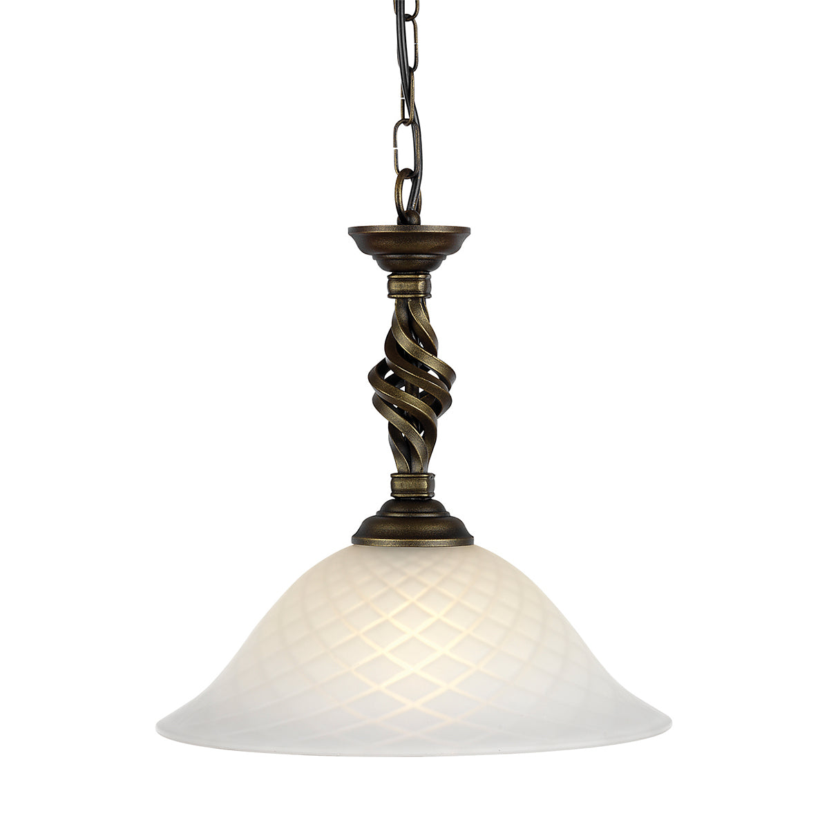 Pembroke Black & Gold 1-Light Pendant