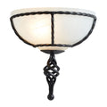 Pembroke Black 1-Light Wall Sconce (Uplighter)