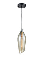 Taper Amber Glass  Pendant