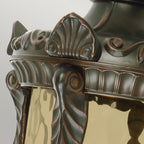 Philadelphia Large Old Bronze 3-Light Wall Lantern