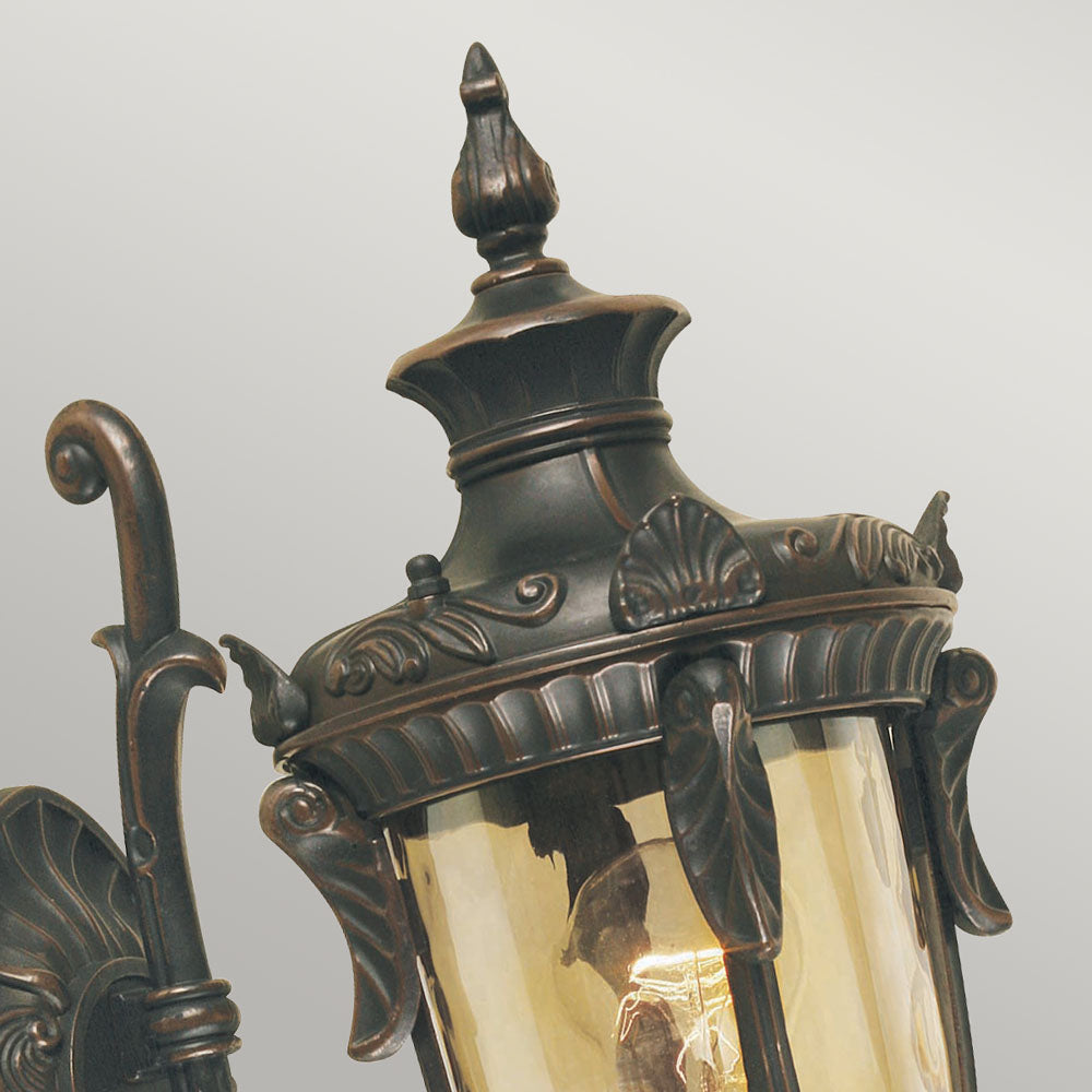Philadelphia Small Old Bronze 1-Light Wall Lantern