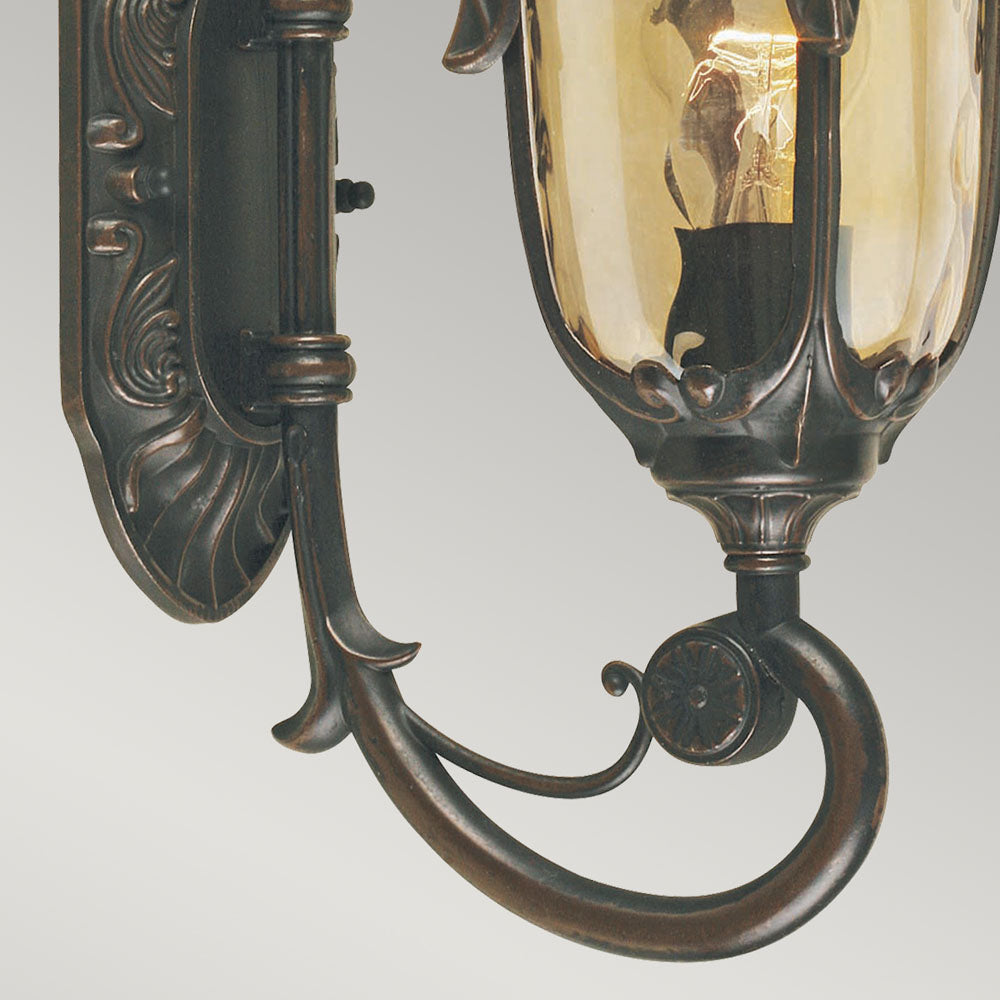 Philadelphia Small Old Bronze 1-Light Wall Lantern