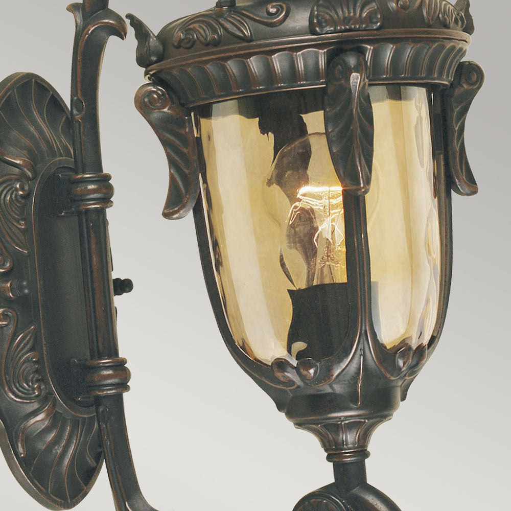 Philadelphia Small Old Bronze 1-Light Wall Lantern