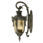 Philadelphia Large Old Bronze 3-Light Downward Wall Lantern