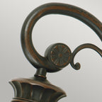 Philadelphia Large Old Bronze 3-Light Downward Wall Lantern