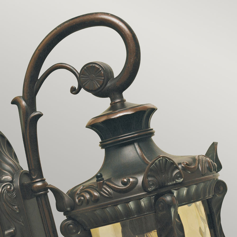 Philadelphia Medium Old Bronze 1-Light Downward Wall Lantern