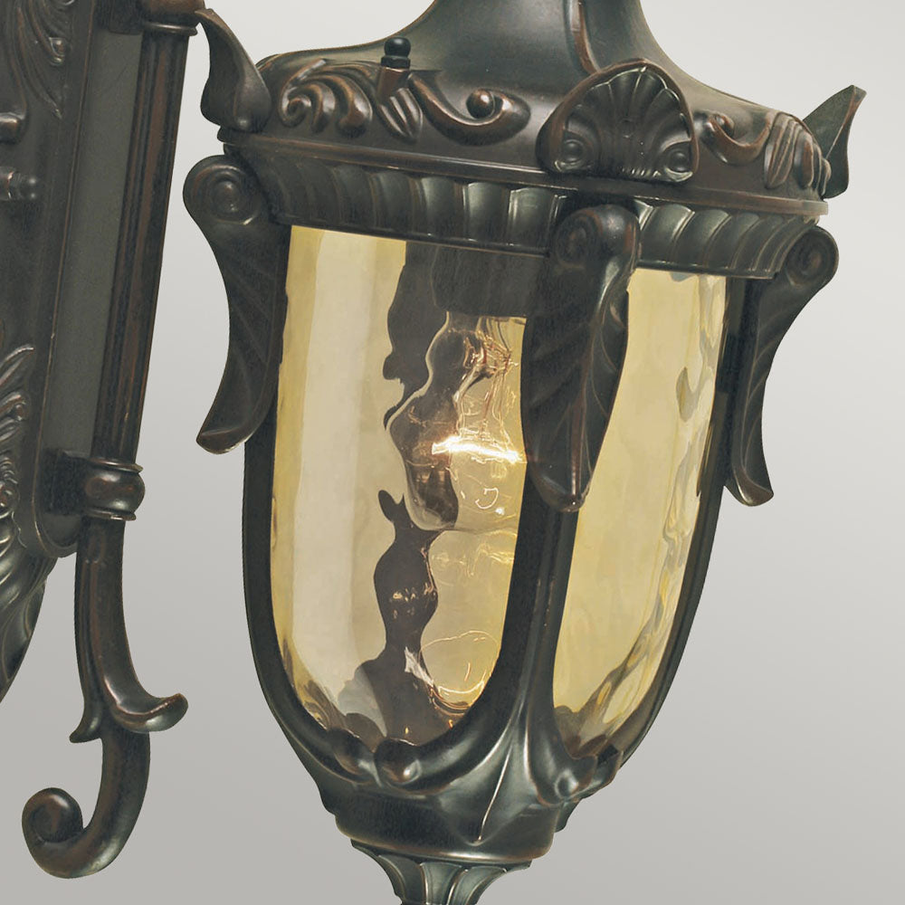 Philadelphia Medium Old Bronze 1-Light Downward Wall Lantern