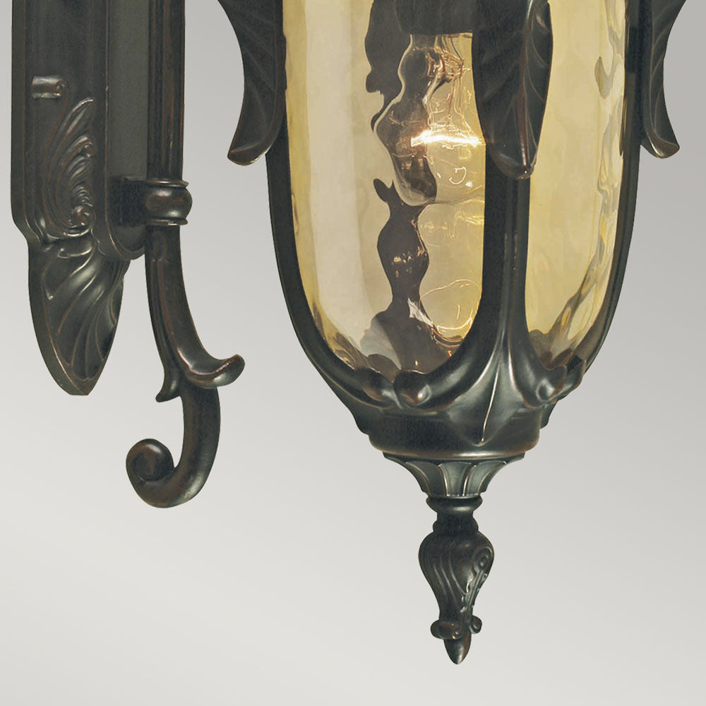Philadelphia Medium Old Bronze 1-Light Downward Wall Lantern