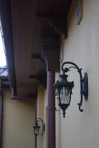 Philadelphia Small Old Bronze 1-Light Downward Wall Lantern