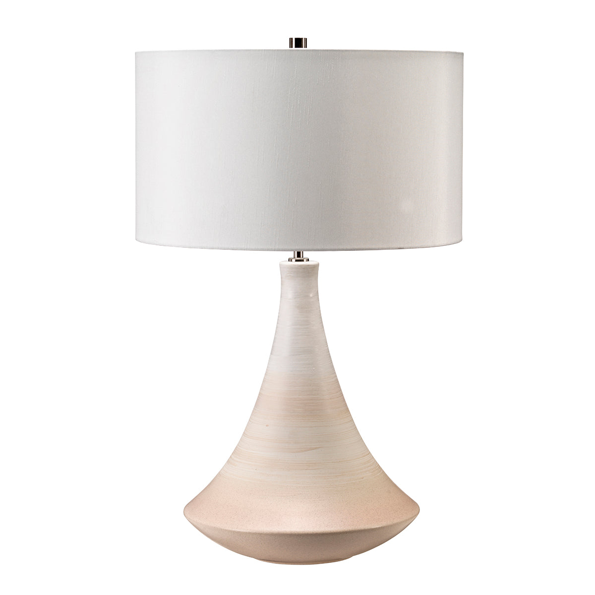 Pink & Cream Table Lamp - Pinner